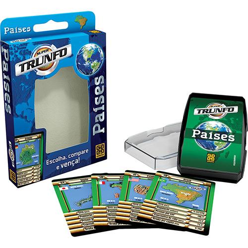 Jogo de Cartas - Super Trunfo - Seleções do Mundo - 32 Cartas - 2 a 8  Jogadores - Grow - D'Or Mais Saúde