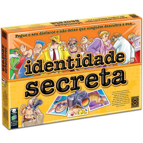 Jogo - Identidade Secreta GROW