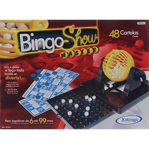 Bingo Show Master - 48 Cartelas Com Gaveta XALINGO
