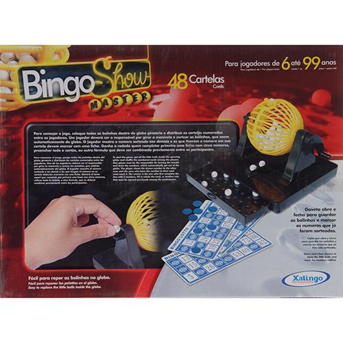 Jogo Bingo Infantil Globo + Base + 48 cartelas + 99 Bolinhas