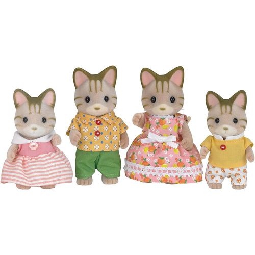 Sylvanian Families - Familia dos Gatos Listrados EPOCH MAGIA