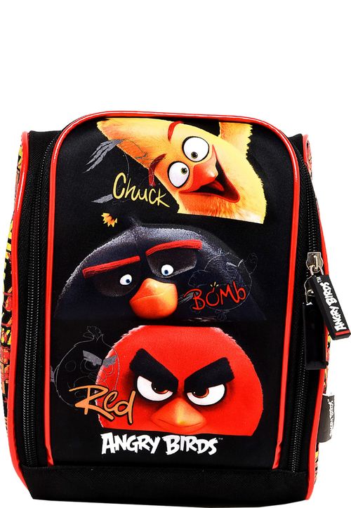 Lancheira 3D Angry Birds Preta - ABL801801 SANYA