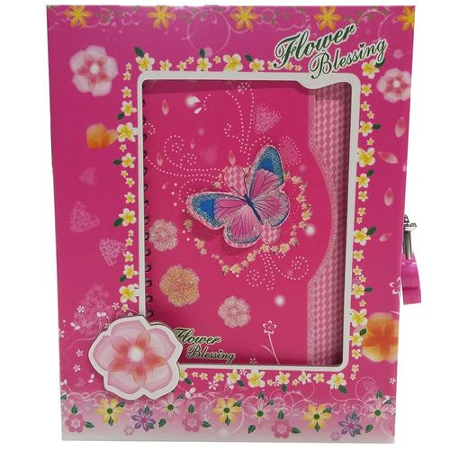Diário Borboleta Rosa