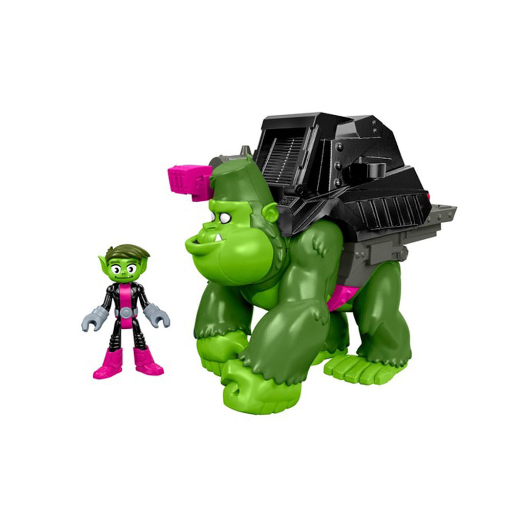 Boneco Imaginext Teen Titans - Mutano e Gorila