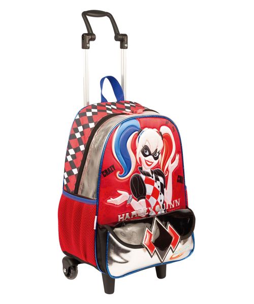 Mochilete Infantil Grande Super Hero Girls 19Y Harley Queen SESTINI