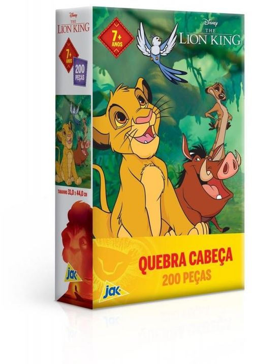 Quebra-Cabeca - Disney - O Rei Leao - 200  Pecas