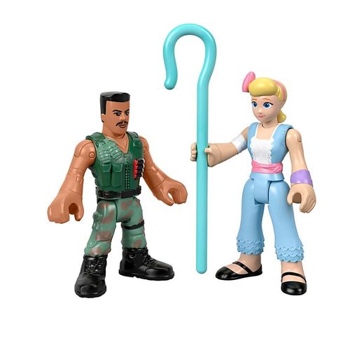 Conjunto Mini Boneco Basico Toy Story 4 - Combat Carl E Bo Peep