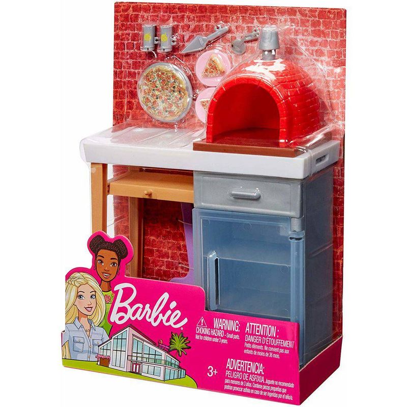 Barbie store pizza set