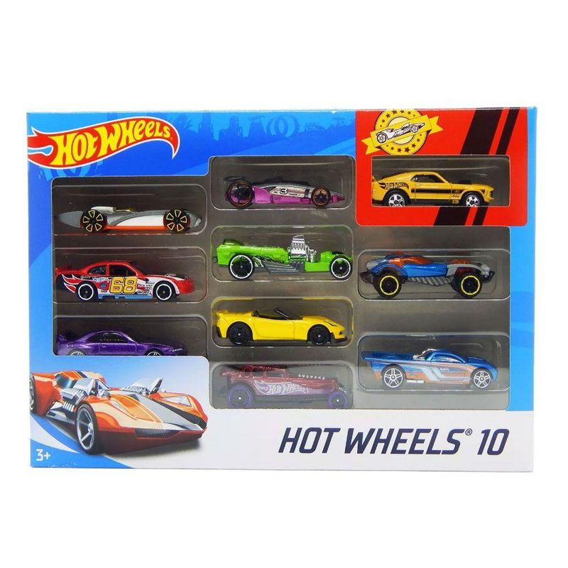 Carrinhos - Hot Wheels - Pacote com 5 Carros - Sortidos - Mattel