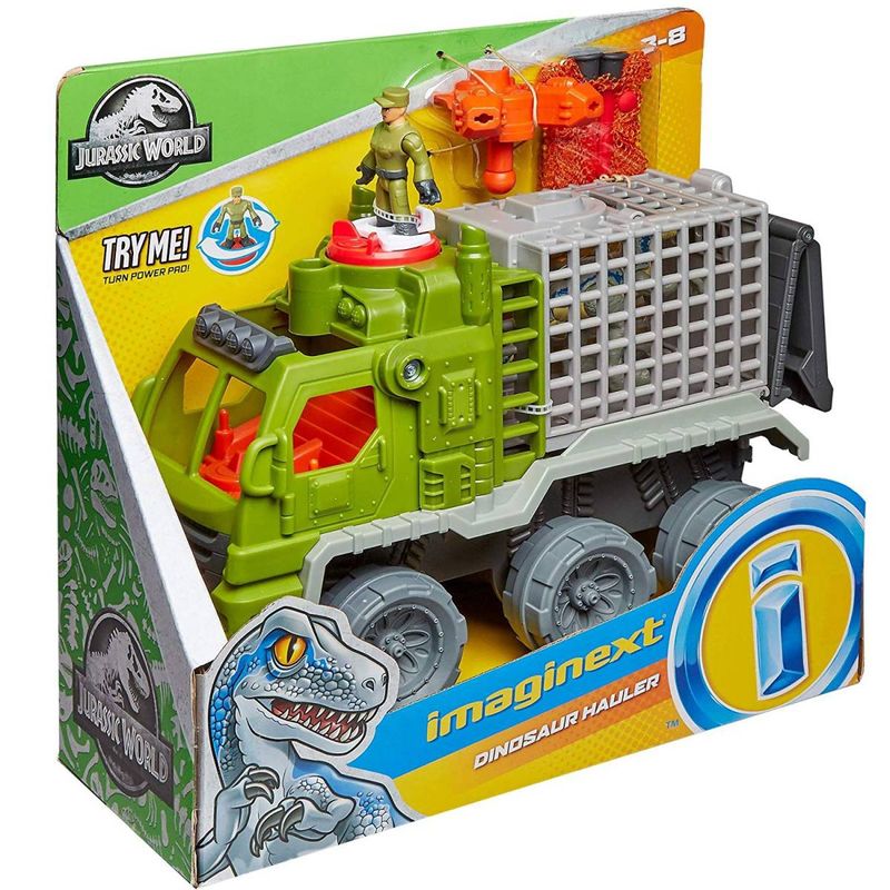 Novo Carro de Dinossauro Dino Hauler Verde Que Vem Com Dinossauro