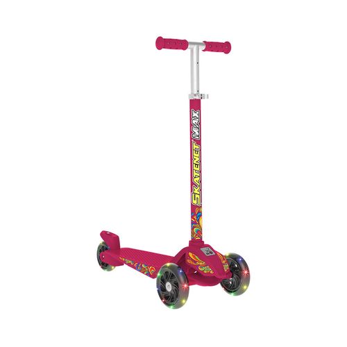 Patinete Skatenet Max Pink Com Led