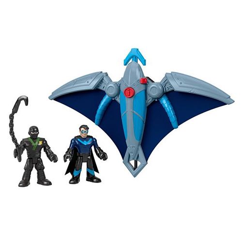 Conjunto Imaginext Batveiculos - Ninja Nightwing Et Planeur MATTEL