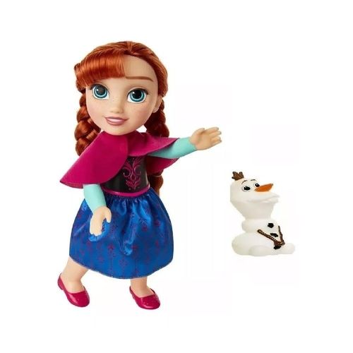Boneca Articulada - Anna - Passeio com Olaf - Frozen MIMO