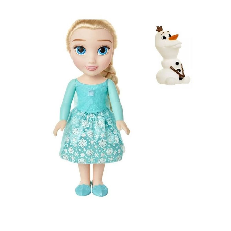 Boneca Disney Frozen Elsa Passeio Com Olaf 30cm Mimo Toys