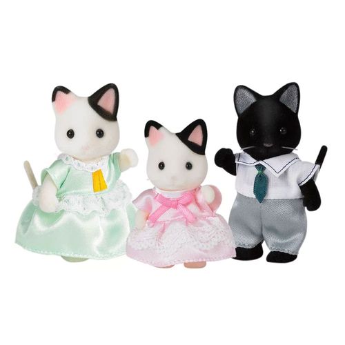 Sylvanian Families - Familia dos Gatos Malhados