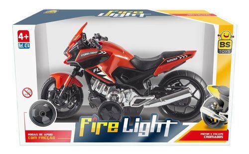 Moto - Firelight com Friccao - Vermelha - 474 BSTOYS