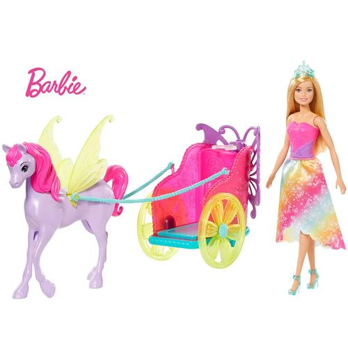 Boneca Barbie - Barbie Dreamtopia - Princesa com Carruagem - Mattel MATTEL