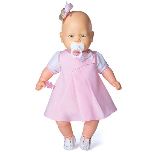 Boneca Bebezinho Vestido Rosa Claro - Estrela