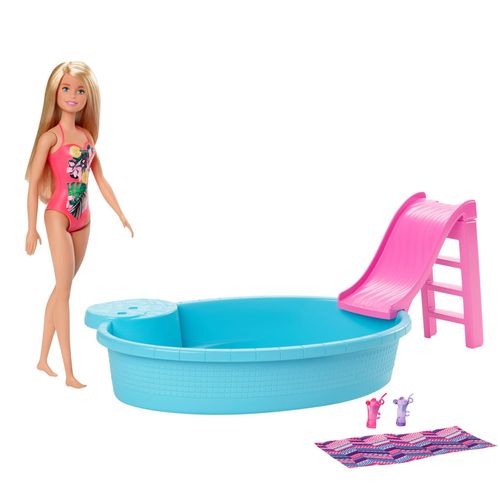Boneca Barbie - Barbie Piscina com Boneca - Mattel MATTEL MATTEL