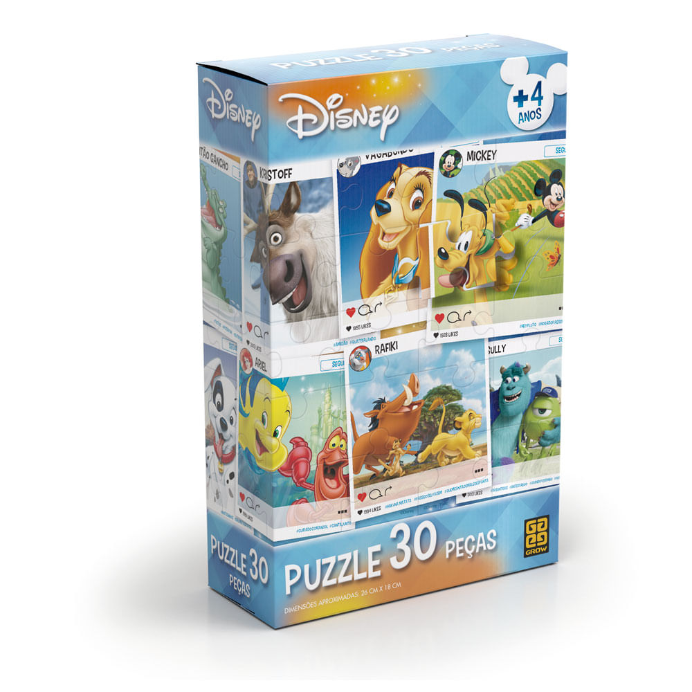 Quebra Cabeça Puzzle 150 Pçs Disney - Grow