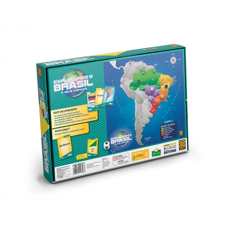 Jogo Educativo Países e suas Bandeiras - Toyster - Jogos