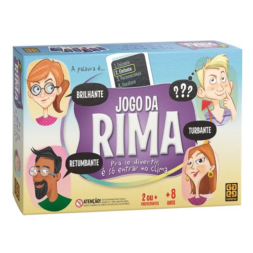 Jogo de Tabuleiro - Jogo da Rima GROW