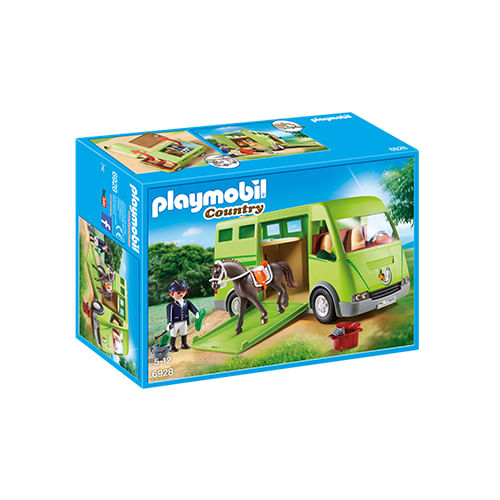 Playmobil Country - Caminhao para Transporte de Cavalos