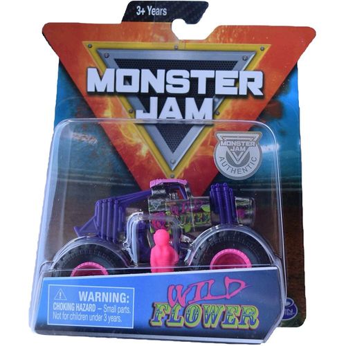 Carrinho Monster Jam - Wild Flower - 2025 SUNNY BRINQUEDOS