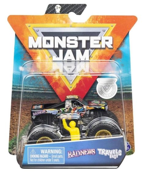Carrinho Monster Jam - Badnews Travels Fast - 2025 SUNNY BRINQUEDOS
