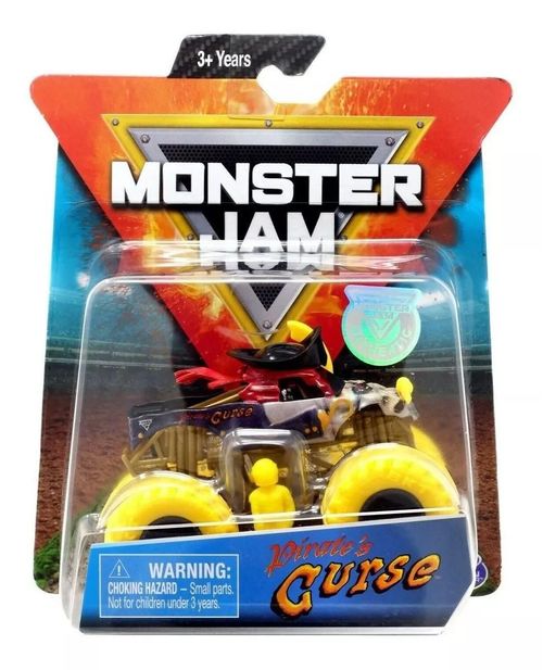 Carrinho Monster Jam - Pirate s Curse - 2025 SUNNY BRINQUEDOS
