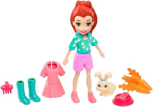 POLLY SORT BONECA COM BICHINHO MATTEL