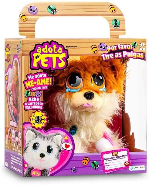 Pelucia Adota Pets - Lulu MULTIKIDS