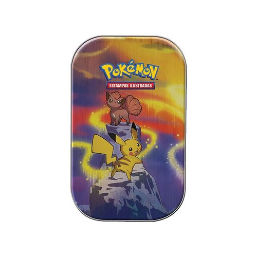Mini Lata Pokemon Poder de Kanto - Pikachu e Vulpix COPAG DA AMAZONIA