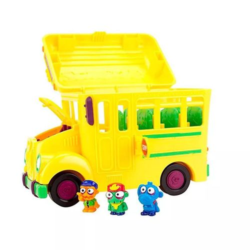 Mini Veiculo e Figuras Sortidas - Zomlings Crazy School Bus