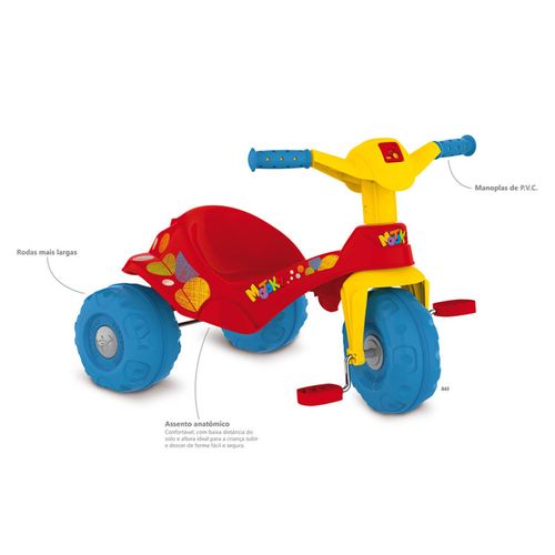 Triciclo Motoka Vermelho - Bandeirante