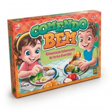Jogo De Tabuleiro -  Educativo - Comendo Bem - Grow 03560