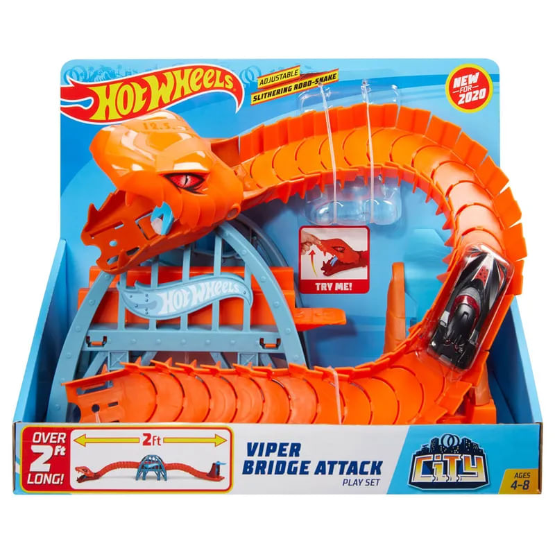Pista Hot Wheels City: Ataque de Cobra - Mattel - Toyshow Tudo de