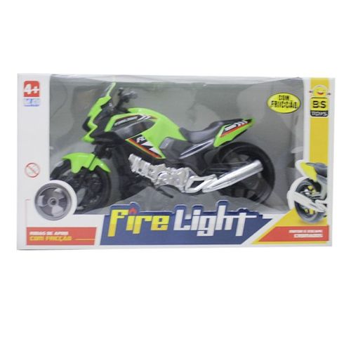 Moto - Firelight com Friccao - Verde - 474 BSTOYS