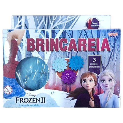 Conjunto de Areia de Modelar - Brincareia - Disney - Frozen 2 - Azul TOYNG