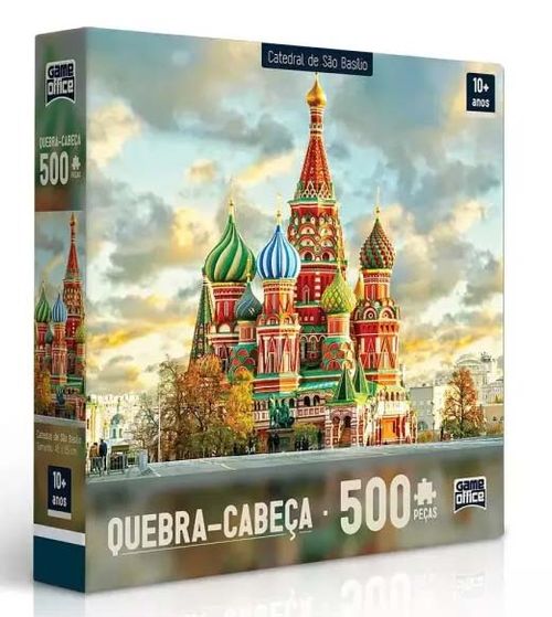 Quebra Cabecas - 500 Pecas - Catedral De Sao Basilio