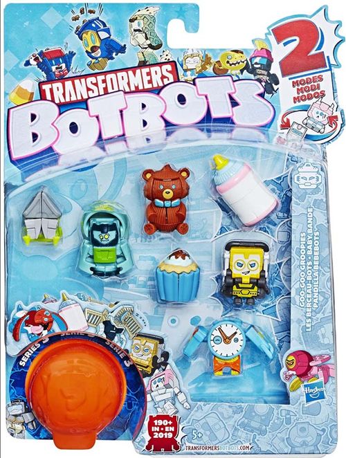 Transformers Figura Botbots Pack com 8 - Crib Watch e Trend Blend HASBRO