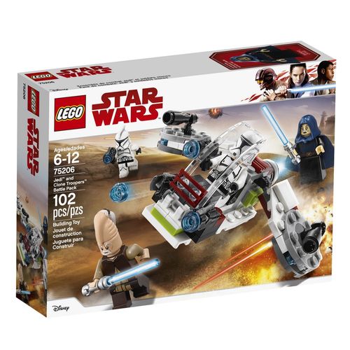 Lego Conjunto de Combate Jedi e Clone Troopers