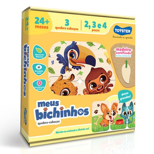 Meus Bichinhos – quebra-cabecas TOYSTER