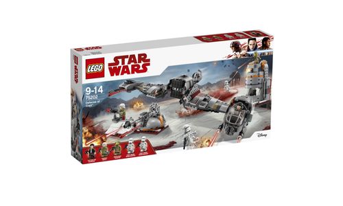Blocos de Montar - Defesa de Crait - Lego Star Wars