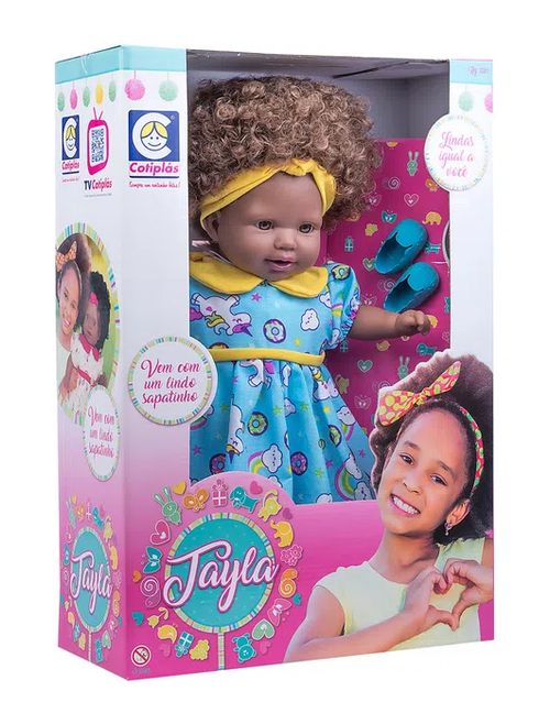 Boneca Tayla - Azul COTIPLAS
