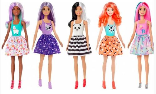 Boneca Barbie Estilos Surpresa - Color Reveal - Bichos MATTEL