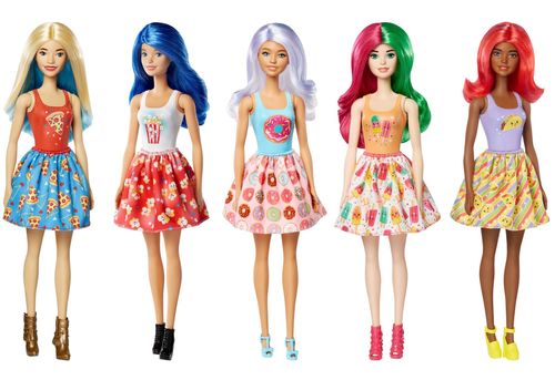 Barbie Color Reveal Estilo Surpresa Comidas Mattel - GTP89 MATTEL