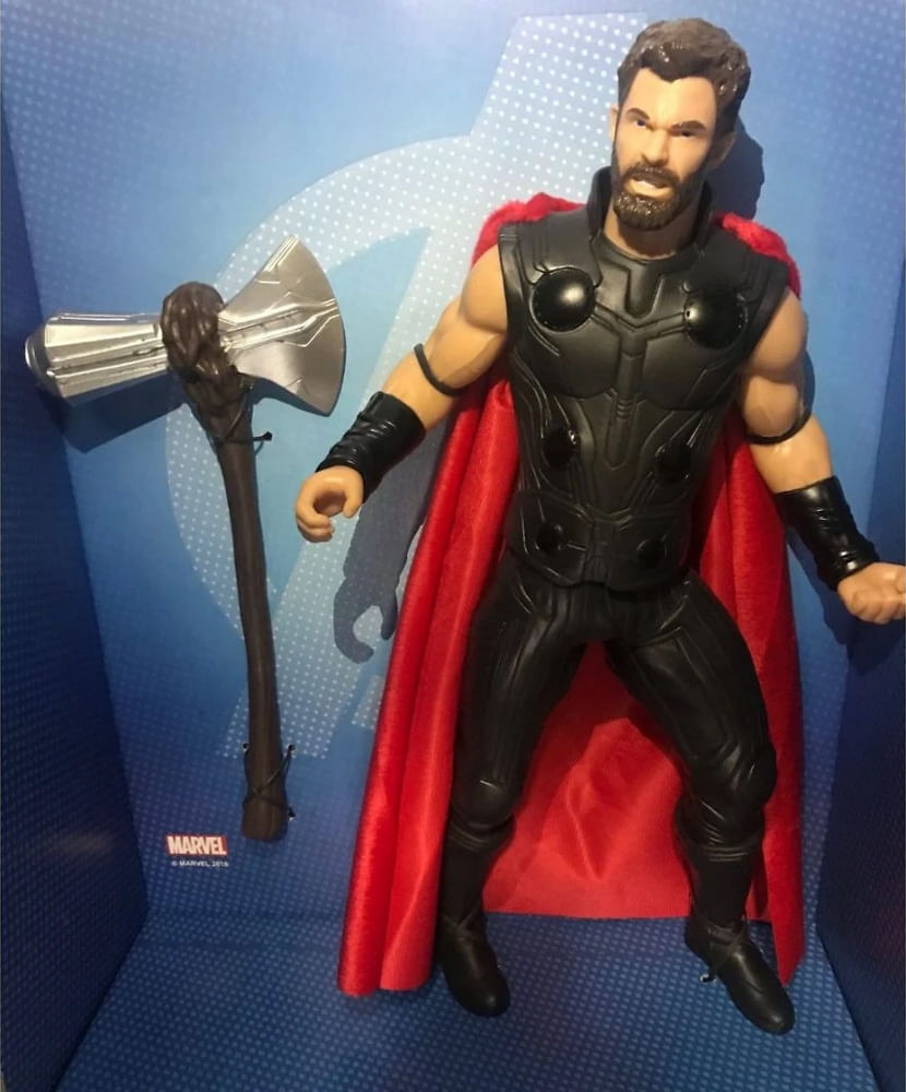 Figura Articulada - 50 Cm - Disney - Marvel - End Game - Thor - Mimo