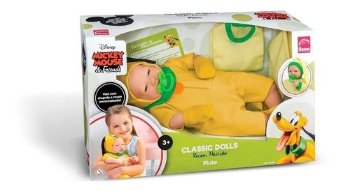 Boneco Classic Dolls Recem Nascido Pluto ROMA JENSEN