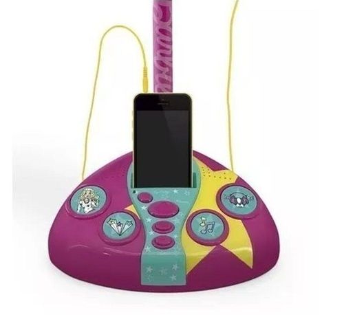 Barbie Microfone Fabuloso Com  Funcao Mp3 Player BARAO